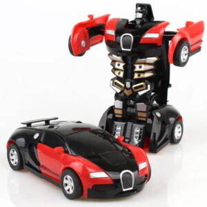 Mini 2 In 1 Car Toys One-key Deformation Car Toys Automatic Transformation Robot Model Car Diecasts