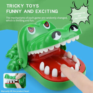 Crocodile Teeth Toys For Kids Alligator Biting Finger Dentist Games. Funny For Party And Children Game Of Luck Pranks